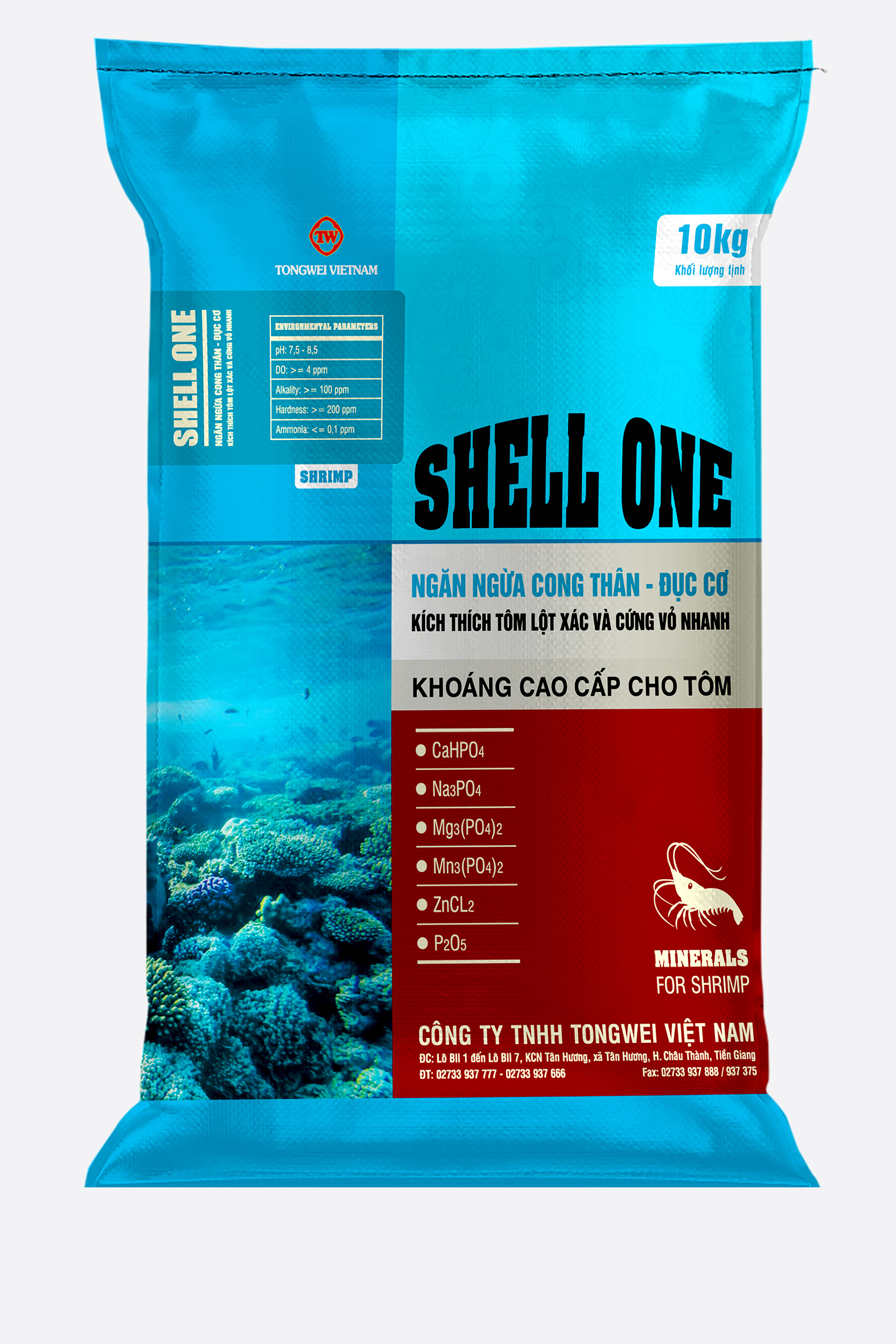 BAO PPGM KHOÁNG TẠT SHELL ONE_10KG